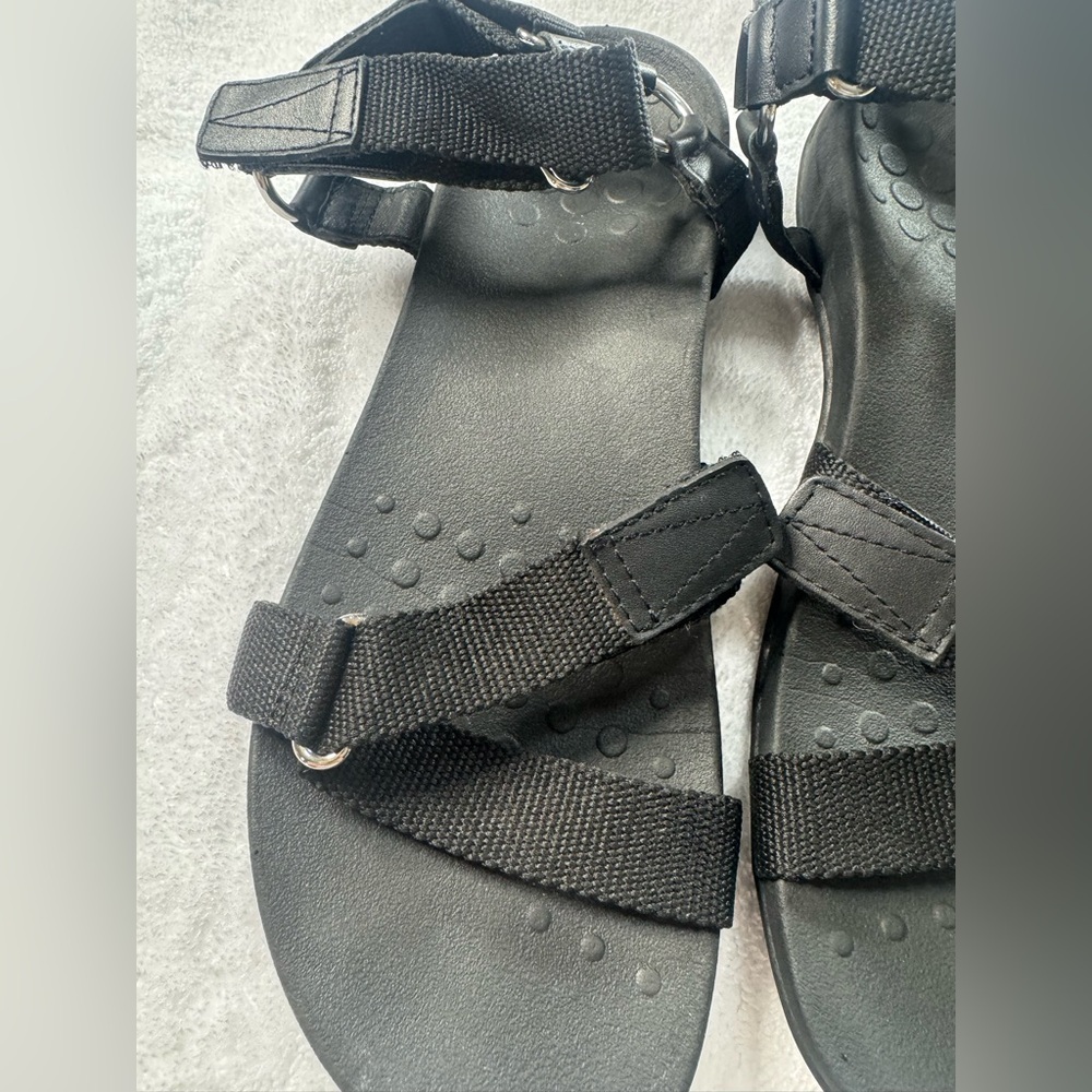 Vionic Black Adjustable Sandals - image 6